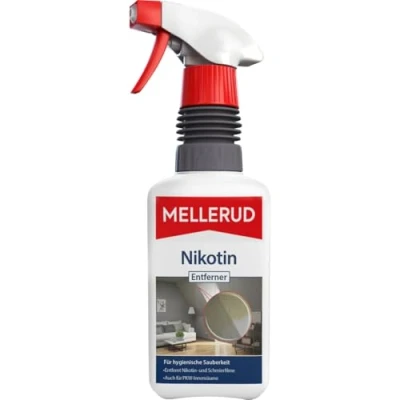 Abbildung von MELLERUD Nikotin Entferner 1 x 0,5 l Effizientes Mittel gegen hartnäckige Verschmutzungen auf Allen Oberflächen