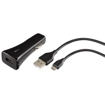 Abbildung von Hama Kfz Ladegerät mit Qualcomm Quick Charge, 2.0 Micro USB Kabel Tablet Handy