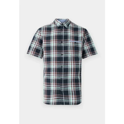 Abbildung von TOM Tailor Checked Shirt Hemd, Herren, Größe: Medium, Navy