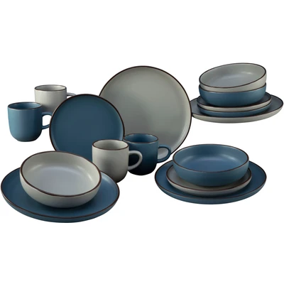 Abbildung von CreaTable Kombiservice &quot;Geschirr Set Modern Scandic&quot;, (Set, 16 tlg., Kaffeeservice und Tafelservice im Set, für 4 Personen), Service, skandinavischer Life Style, Teile, Personen