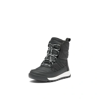 Abbildung von Sorel Youth Whitney II PLUS LACE WP Unisex Snowboot/Winterstiefel für Kinder, Größe: 32, Black/sea salt Schuhe