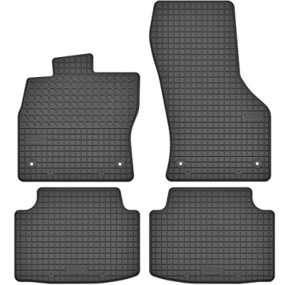 Abbildung von edecor Gummifussmatten Automatten Gummimatten Gummi Fußmatten Satz Set für VW Tiguan II Bj. 2016 2024