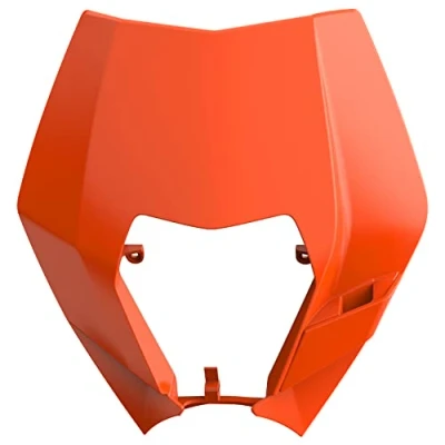 Abbildung von Polisport 8666700001 Starke und langlebige Leuchtturm restyling Maske kompatibel mit Motorrädern KTM in Farbe Orange