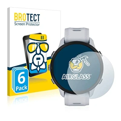 Abbildung von BROTECT Schutzglas für Garmin Forerunner 955 Solar / (6 Stück) Schutzfolie Panzer Folie Glas [Extrem Kratzfest 9H, Anti Fingerprint,