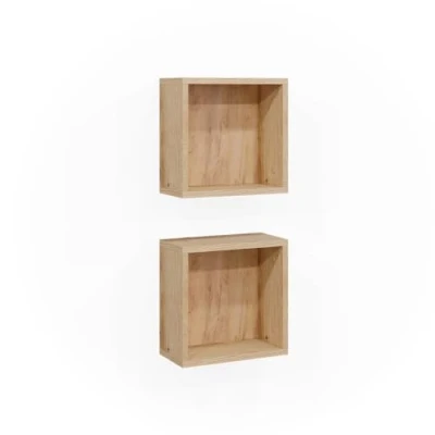 Abbildung von Vicco Bücherregal Rudi, Eiche, 30 x cm 2er Set