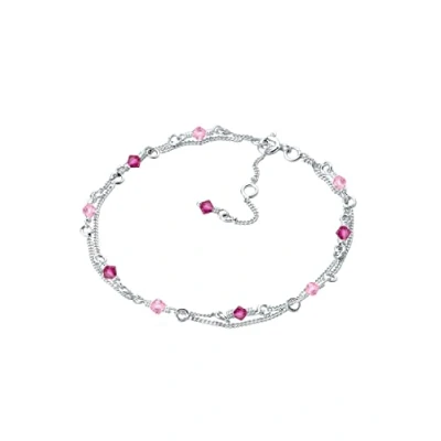 Abbildung von Elli Basic PINK Armband, Damen, Größe: 18, Rosa