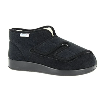 Abbildung von Florett Slipper, Damen, Größe: 44, Schwarz Textil