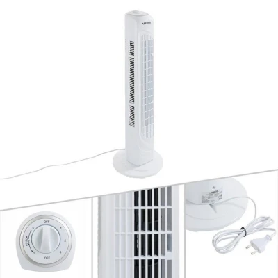 Abbildung von Arebos Turmventilator Turmventilator, 50 Watt, 60 Oszillation, mit Oszillationwinkel