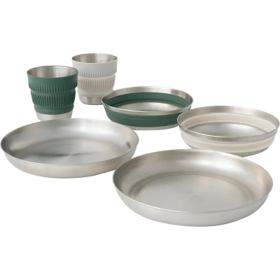 Abbildung von SEATOSUMMIT Detour Dinnerware Set Campinggeschirrset mit Edelstahl (6 teilig)