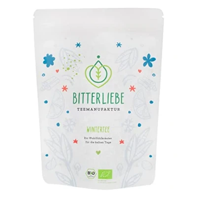 Abbildung von BitterLiebe® Teemanufaktur Wintertee Bio Kräutertee lose 140g mit der Kraft Bitterstoffe I Bitterkräuter, Hagebutte, Ingwer uvm. ca. 70 Tassen