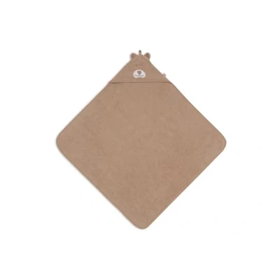 Abbildung von Jollein 534 514 68057 Kapuzenhandtuch Frottee Gepard Jungle Jambo braun (75x75 cm)