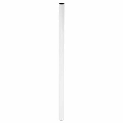 Abbildung von Wagner Möbelbein/Tischbein/Möbelfuß/Systemrohr TENO Ø 30 x 823 mm, individuell mit System und QuickClick kombinierbar, Stahl pulverbeschichtet weiß, Tragkraft 50 kg 12168201