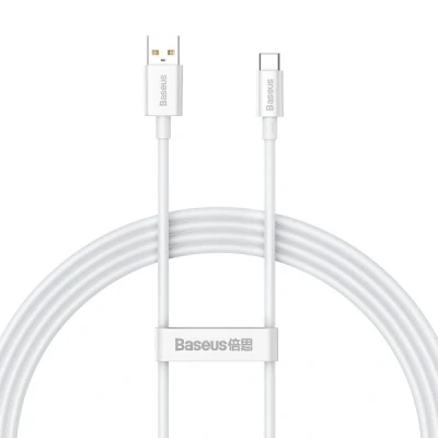 Abbildung von USB to C cable Baseus Superior 100W 1m (white)