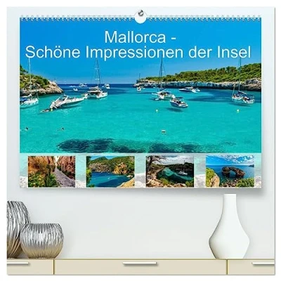 Abbildung von Mallorca Schöne Impressionen der Insel (hochwertiger Premium Wandkalender 2025 DIN A2 quer), Kunstdruck in Hochglanz
