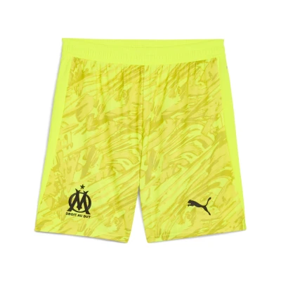 Abbildung von Puma Olympique de Marseille 25/26 Torwartshorts Herren Mit Print Yellow Alert/Black Größe: XL