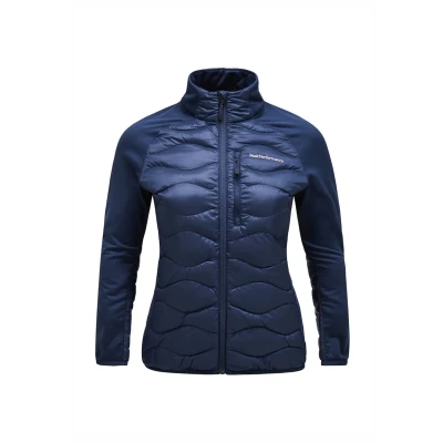 Abbildung von Peak Performance W Helium Hybrid Daunenjacke, Damen, Größe: XL, Dunkelblau