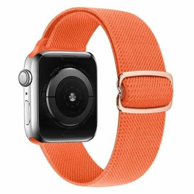 Abbildung von Apple Watch Solo Loop Nylonband Koralle Geeignet für 42mm / 44mm 45mm 49mm