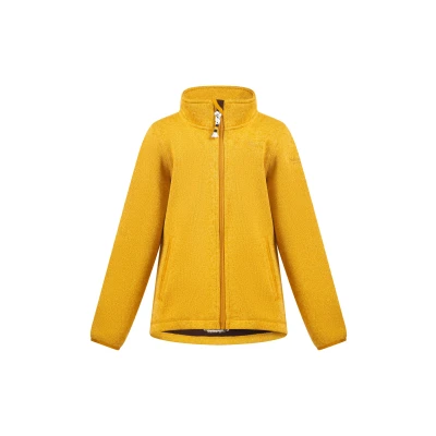 Abbildung von SCHMUDDELWEDDA Strickfleecejacke 146 / Senf Mélange 100% Polyester