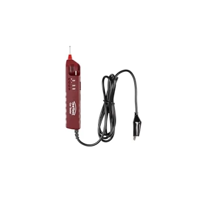 Abbildung von Testboy Car Tester Spannungstester bis 48 V Gleichspannung (ideal für Fehlersuche, Polaritätsanzeige, 4 LEDs, integrierte Durchstecheinheit, IP 40), Rot