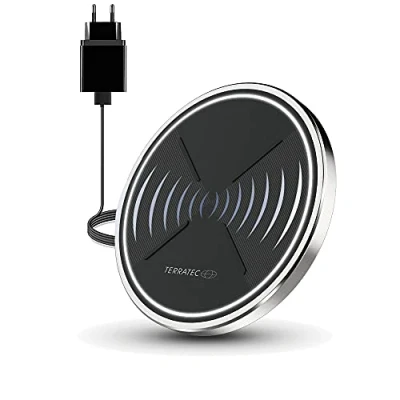 Abbildung von Terratec ChargeAir Dot! Induktions Ladegerät (1 tlg., Induktiv, kabellos, wireless, kontaktlos, Ladepad)