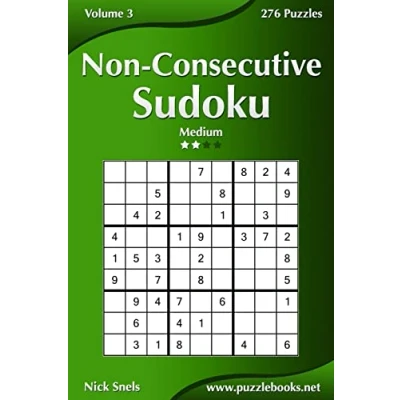 Abbildung von Non Consecutive Sudoku Medium Volume 3 276 Logic Puzzles