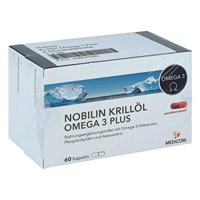 Abbildung von Nobilin Krillöl Omega 3 Plus Kapseln 2X60 St