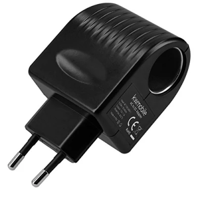 Abbildung von kwmobile Spannungswandler 230V auf 12V 1.000mA Zigarettenanzünder Adapter Elektro Adapter, 9,40 cm