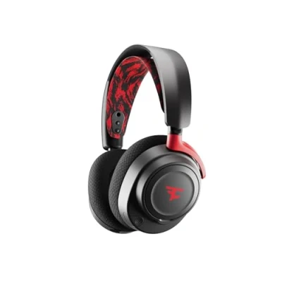 Abbildung von SteelSeries Arctis Nova 7 Faze Clan Edition Multi Plattform Wireless Gaming Headset Dual 2,4 GHz &amp; Bluetooth 38 Std. Akku mit Schnellladefunktion PC, PS, Mac, Mobilgeräte, Switch