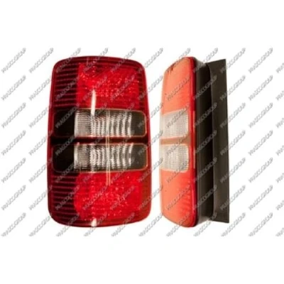 Abbildung von PRASCO VG9064174 Rückleuchte links rauchgrau, Rot ohne Lampenträger VOLKSWAGEN: Caddy 3 Kastenwagen, Kombi