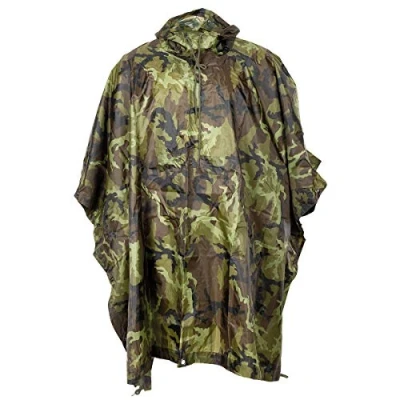 Abbildung von MFH US Poncho Ripstop (DE/NL/SE/PL, Alphanumerisch, Einheitsgröße, Regular, M 95 CZ tarn)