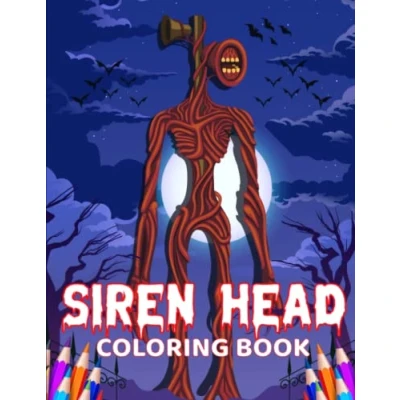 Abbildung von Siren Head coloring Book: Horror book perfect cover and pages for kids adult Featuring Trevor Henderson&#039;s Creatures
