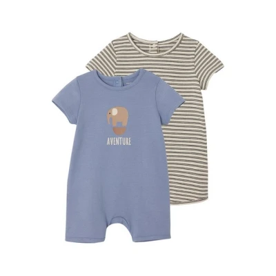 Abbildung von 2er Pack Baby Sommer Overalls