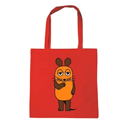 Abbildung von Logoshirt DIE MAUS Shopping Bag, Größe: One Size, Rot