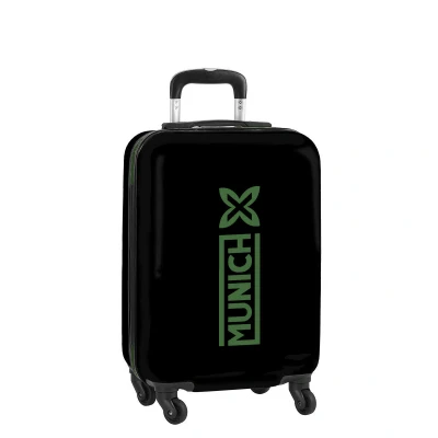 Abbildung von Munich Caviar Kabinenwagen 50,8 cm, Trolley mit Rädern, Sicherheitsschloss, leichter Koffer, 34,5 x 20 55 Schwarz, Estándar, Casual