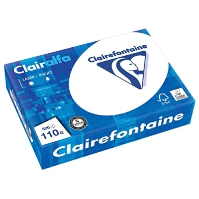 Abbildung von 4 x Clairefontaine Multifunktionspapier Clairalfa A4 210x297mm 110g/qm