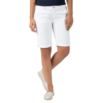 Abbildung von Timezone Damen Slim Nalitz Shorts, Weiß (Pure White 0100), W28(Herstellergröße:28)