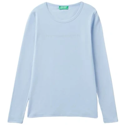 Abbildung von United Colors of Benetton Damen M/L 3ga2e16g0 T Shirt, Hellblau 2k3, Small