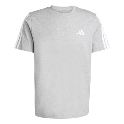 Abbildung von adidas Herren Men 3 Stripes T Shirt, medium Grey Heather, 4XL