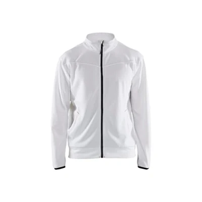Abbildung von Blaklader 336225261098XXL Sweatjacke mit Reissverschlusss, Weiß/Dunkelgrau, Größe XXL