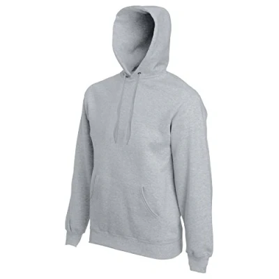 Abbildung von Fruit Of The Loom Herren Premium 70/30 Sweatshirt mit Kapuze / Hoodie (Heather Grey)
