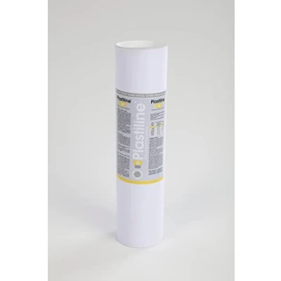 Abbildung von J. Herbin 5630T Modelliermasse Plastiline, 5kg, Härtegrad 30, ideal zum Modellieren, 100 Prozent wiederverwendbar, Hellgrau