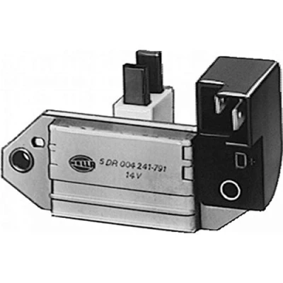 Abbildung von HELLA 5DR 004 241 791 Lichtmaschinenregler 12 FIAT: Uno Schrägheck, LANCIA: DELTA 2, SEAT: IBIZA 1