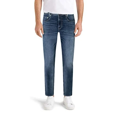 Abbildung von MAC Jeans Straight Leg, Herren, Größe: 34x32, Nightblue authentic wash