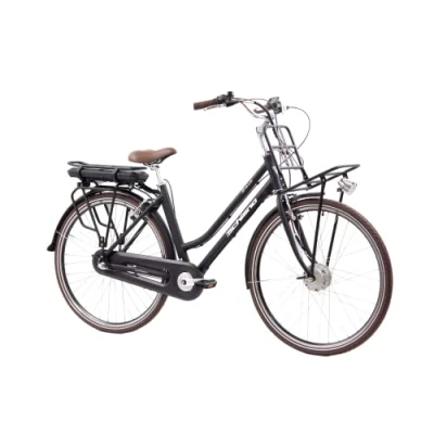 Abbildung von F.lli Schiano e Ville 28 Zoll bike Pedelec , electric Fahrrad für Herren / Damen bis 25 km/h und mit guter Reichweite Elektrofahrrad vorne Gepäckträger Damenfahrrad Motor Akku