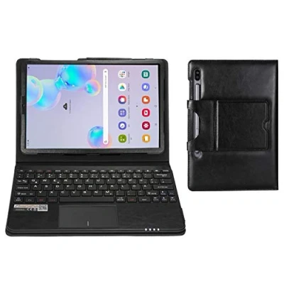 Abbildung von MQ für Galaxy Tab S6 10.5 Bluetooth Tastatur Tasche mit Touchpad Samsung Hülle LTE SM T865 WiFi T860 Deutsch QWERTZ