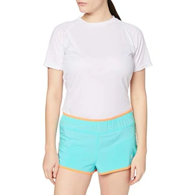 Abbildung von Pro Touch Damen Isa II Shorts, Turquoise/Neon Peach, 40