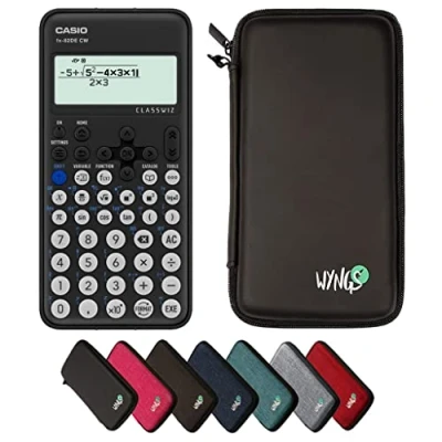 Abbildung von CALCUSO Sparpaket Schwarz mit Taschenrechner Casio FX 82DE CW ClassWiz