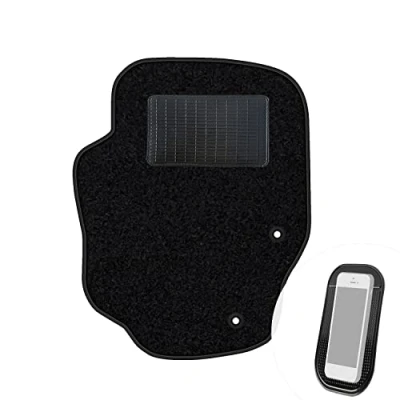 Abbildung von moto MOLTICO Fahrer Fußmatte Auto Velours Fahrerseite Autoteppiche Schwarz Fahrermatte 1 teilig passend für Peugeot 307 CC FL 2005 2008