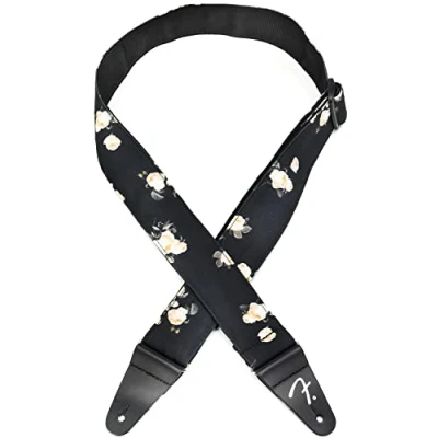 Abbildung von Fender Floral Guitar Strap Black
