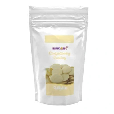 Abbildung von Dekozauber24 Kuvertüre Drops, weiß, 500g, mit weisse Schokolade und Vanille Geschmack, Deco Melts Chips, mikrowellengeeignet, für Cake Pops, Torten, Kuchen, Drip oder Glasur